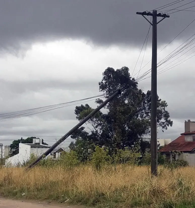 Poste a punto de caer
