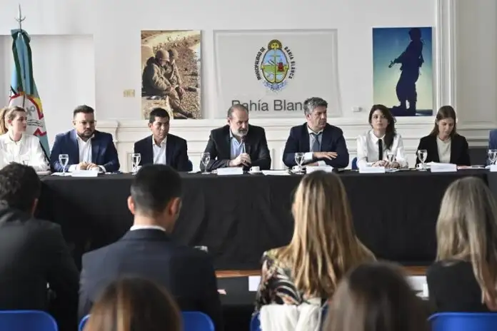 El intendente Federico Susbielles encabezó el encuentro.