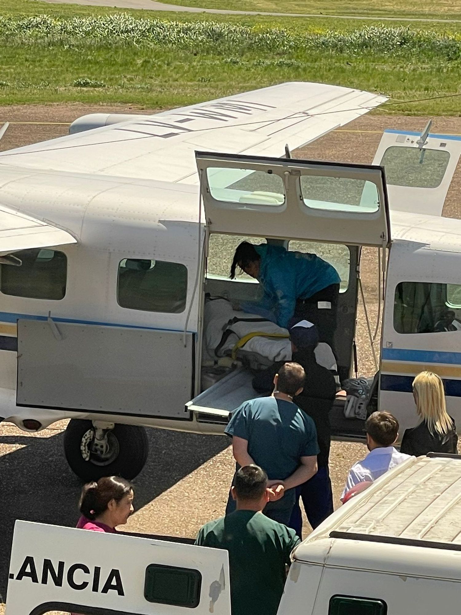 Se realizó una evacuación de un paciente para que realice un vuelo sanitario desde Gualeguaychú a La Plata