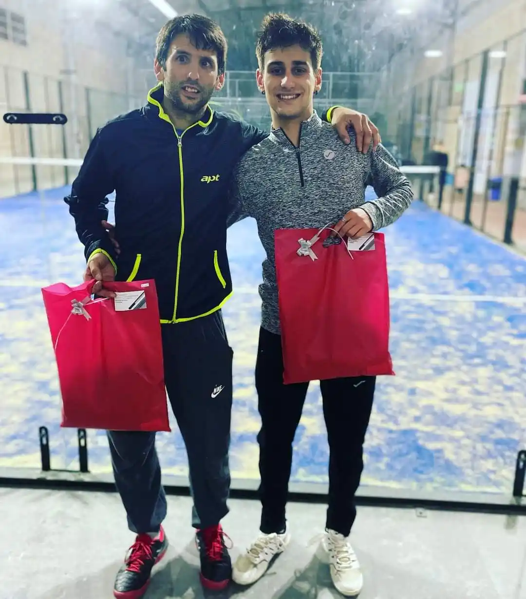 Roca y Ruiz, en la premiación.