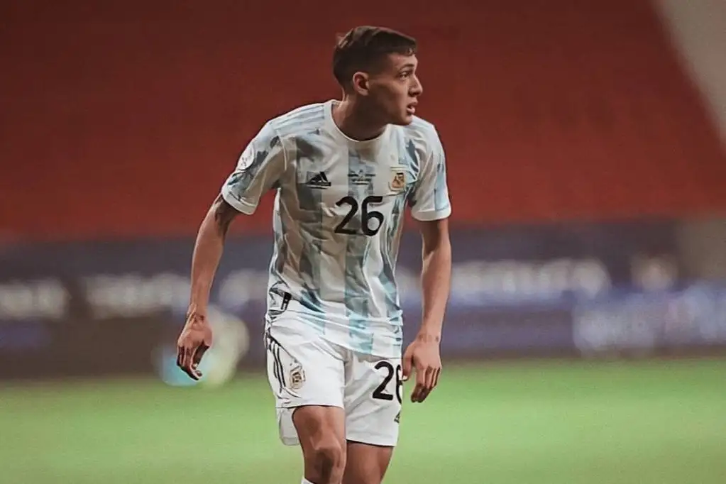 Molina, rendidor marcador del seleccionado argentino.