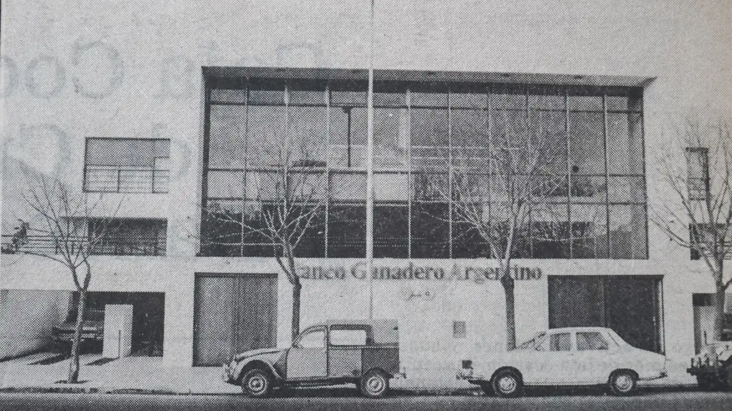 Sede propia. Tuvo el Banco Ganadero Argentino en avenida 59