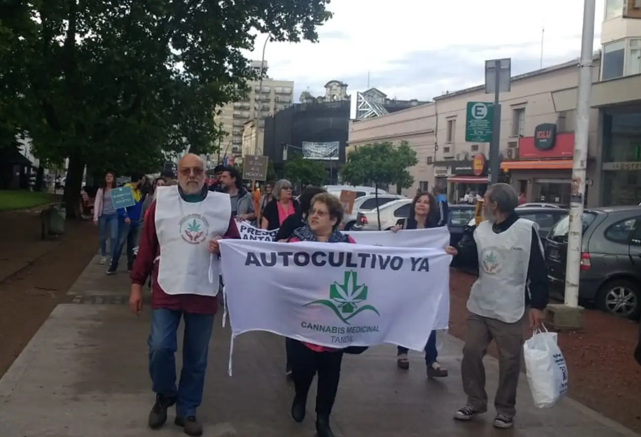 Marcharon por la legalización del cultivo y para  que se garantice el acceso al cannabis 