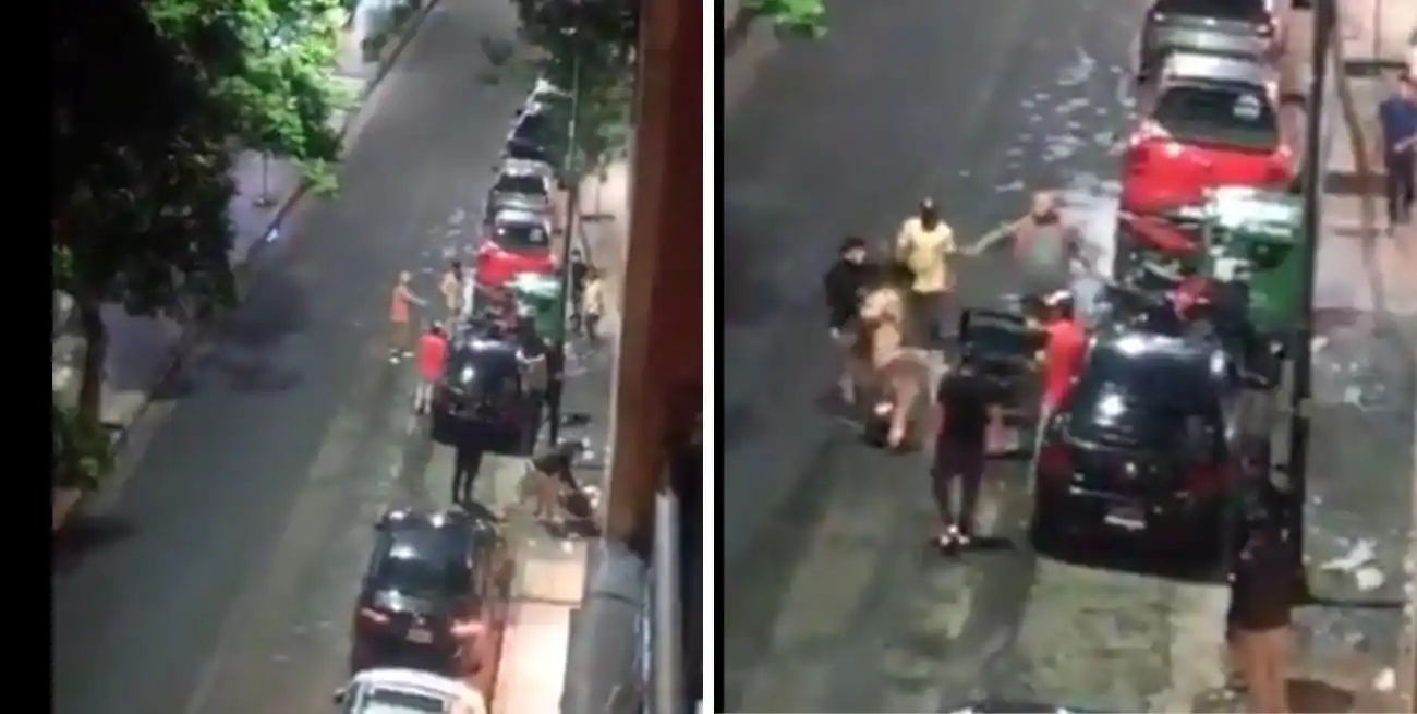 Una pelea callejera entre un grupo de hombres se produjo en la ciudad de Córdoba