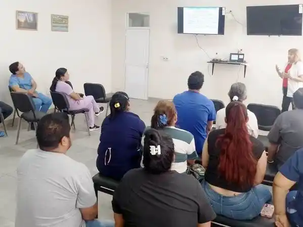 Capacitación sobre identificación del recién
nacido en el Hospital de la Madre y el Niño
