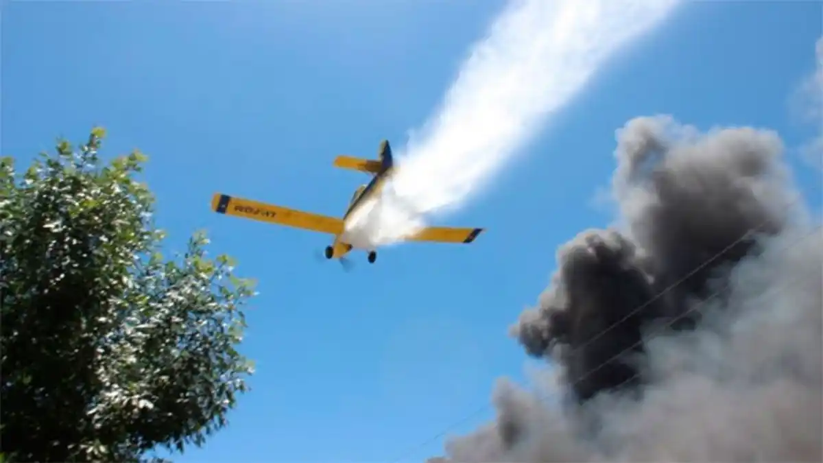 Imágenes impactantes: controlaron el fuego en el frigorífico de Gualeguay