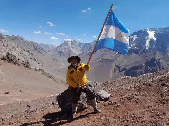 Oscar Heredia: un villaguayense que revive la epopeya de San Martín en su quinto cruce de los Andes