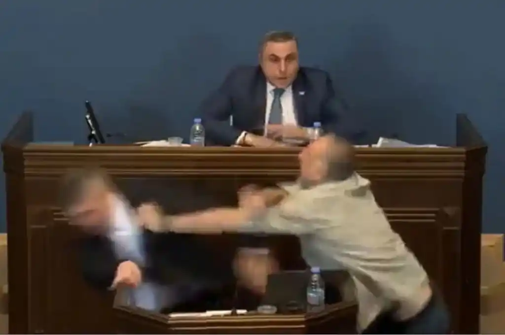 Escándalo en el Parlamento de Georgia