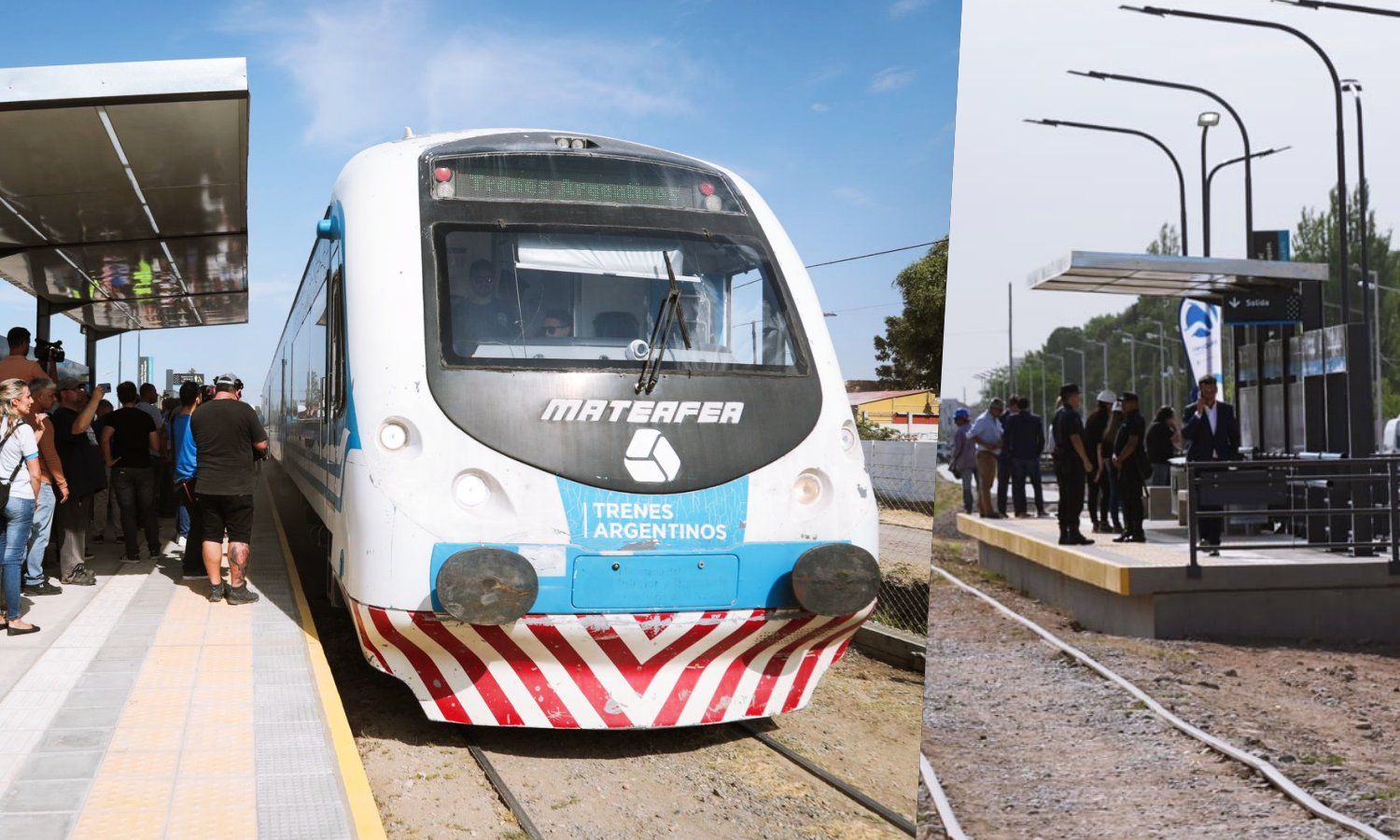 El aeropuerto de Neuquén se transformó en el único con conexión ferroviaria en Argentina