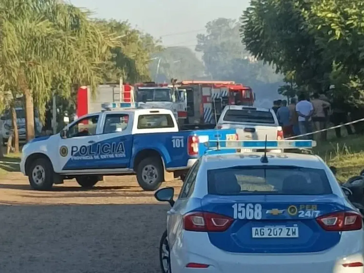 Fatal incendio: hallaron una mujer muerta dentro de una casa