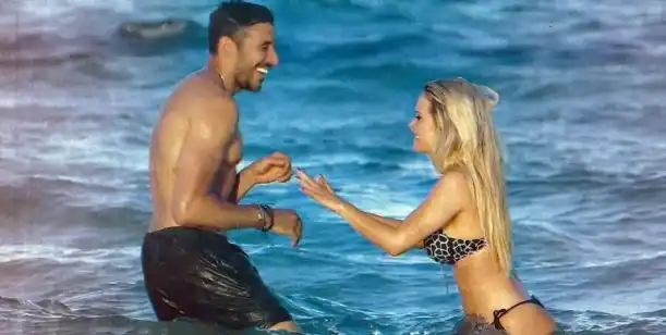 Mini luna de miel: Jonás Gutiérrez y Alejandra Maglietti en Miami