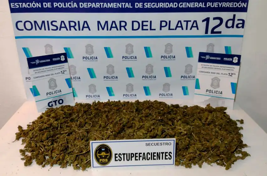 Allanan vivienda luego de un robo y encuentran 1 kilo de marihuana