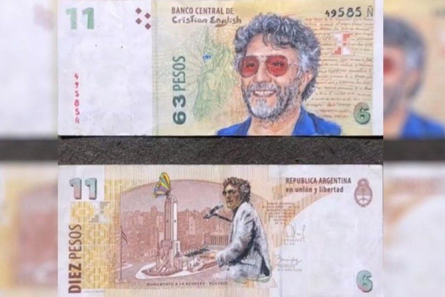 El arte en un billete de 10 pesos: de Belgrano a Fito, de escalera del Monumento a teclas del piano