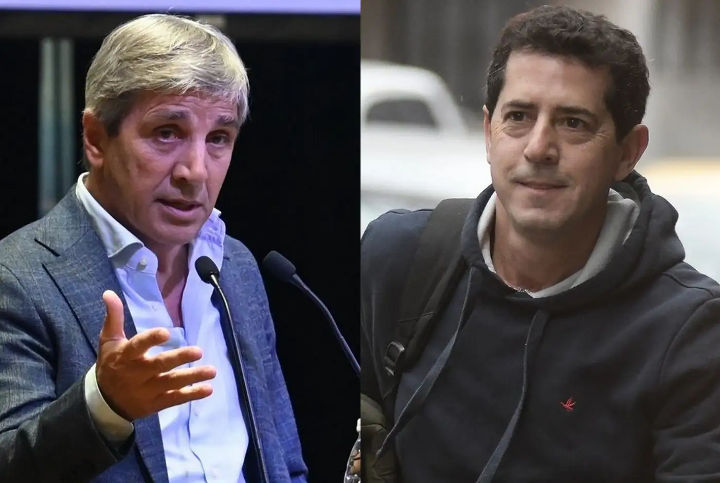 Caputo y De Pedro tuvieron un fuerte cruce en X.