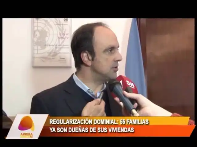 Regularización dominial: 55 familias ya son dueñas de sus viviendas