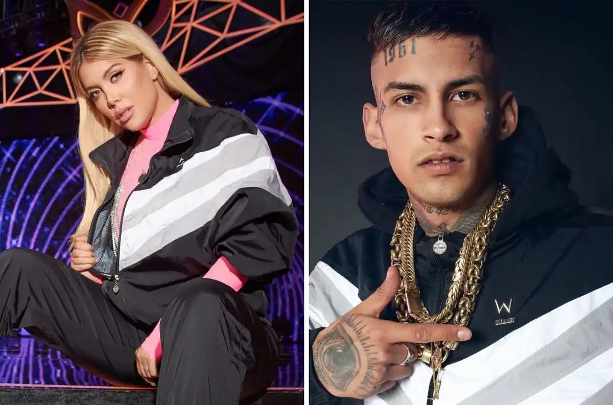 Wanda Nara y L-Gante hablaron en vivo sobre los rumores de embarazo: qué dijeron