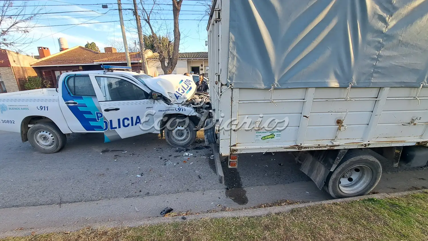 Choque de un camión