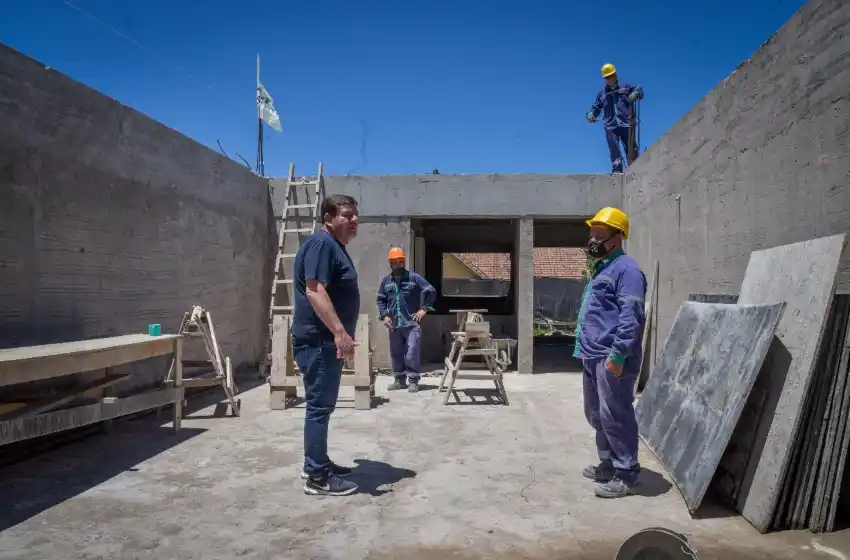 Avanza la construcción del nuevo edificio para el Jardín de Infantes Municipal número 9