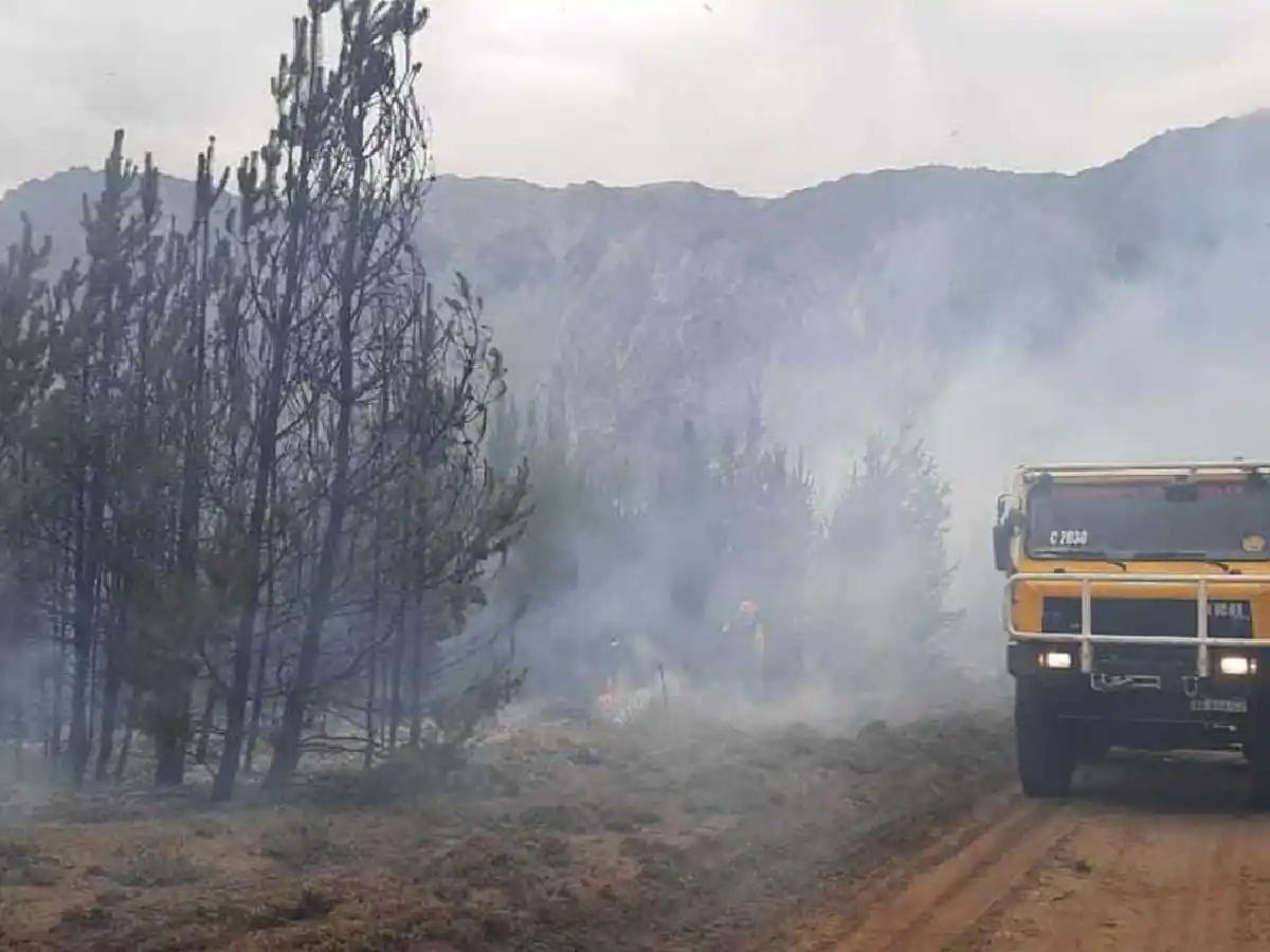 Alivio en El Bolsón: logran contener las llamas en la ladera oeste del cerro Piltriquitrón