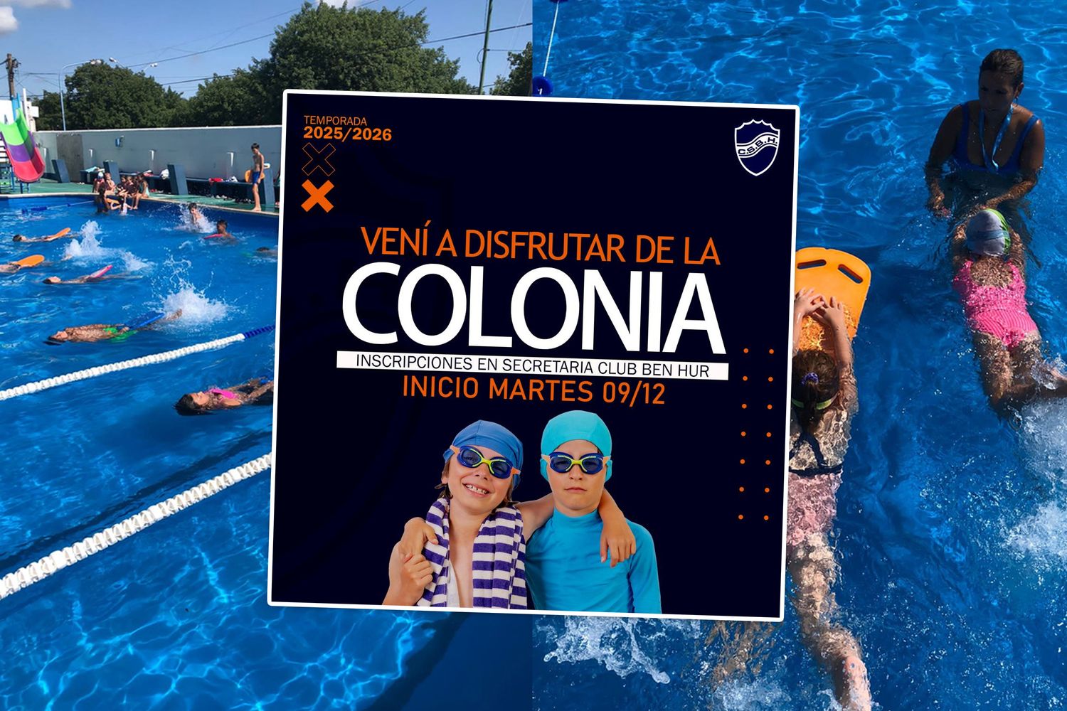 ¡Disfrutá de la colonia en Ben Hur! Inscripciones abiertas para la temporada 2025/2026