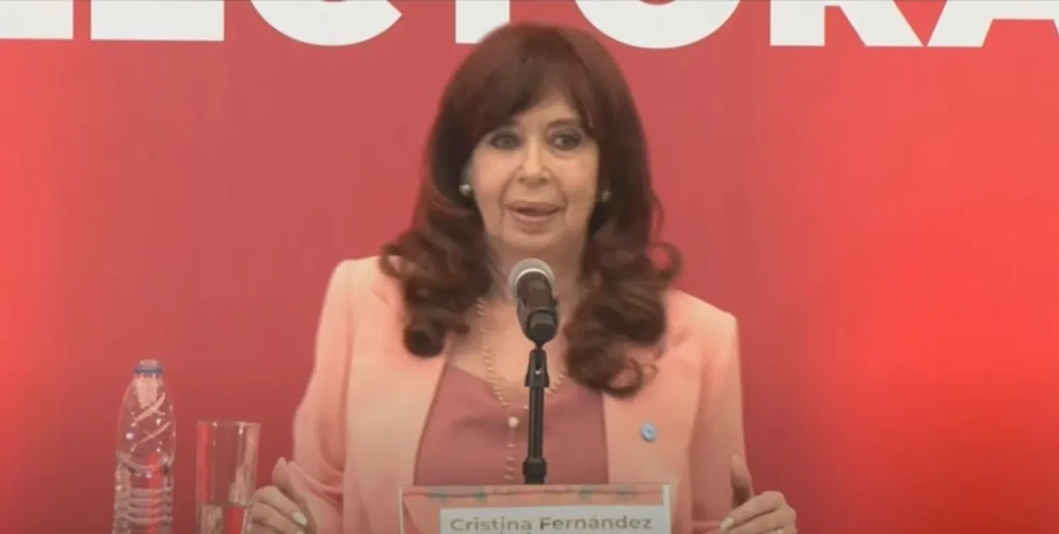 Cristina Kirchner este sábado desde México.