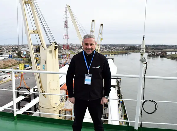 Puerto Quequén: «Un año de obras permanentes»