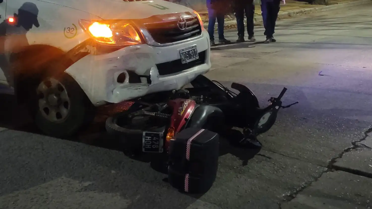 Dos accidentes de tránsito se registraron en distintos puntos de la ciudad durante la mañana de este lunes.