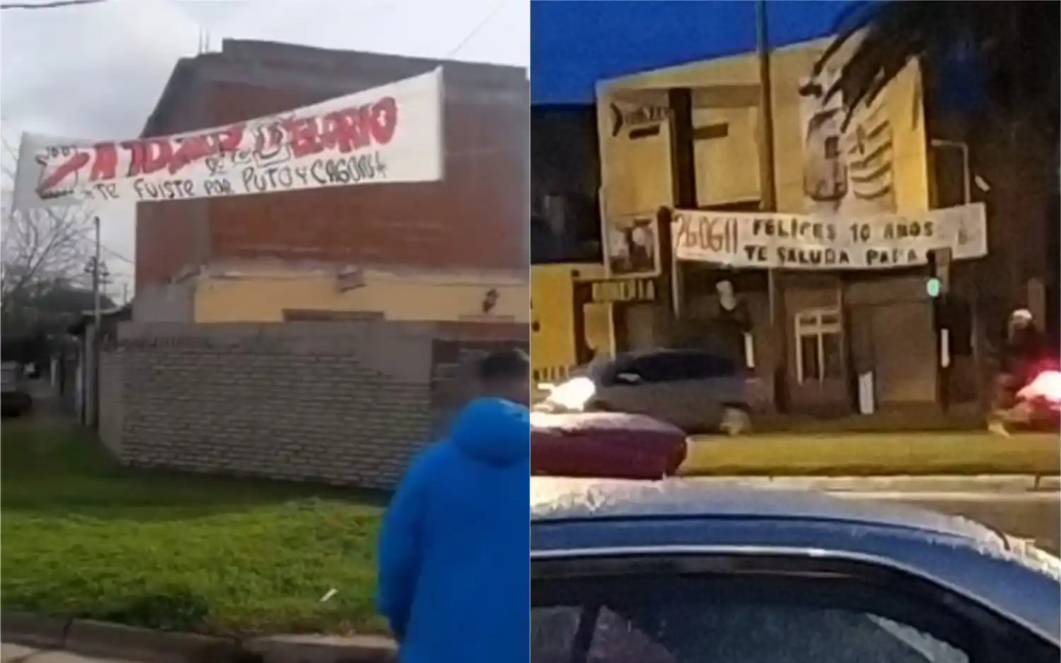 La celebración de Boca por el décimo aniversario del descenso de River también se vivió en la Provincia de Buenos Aires