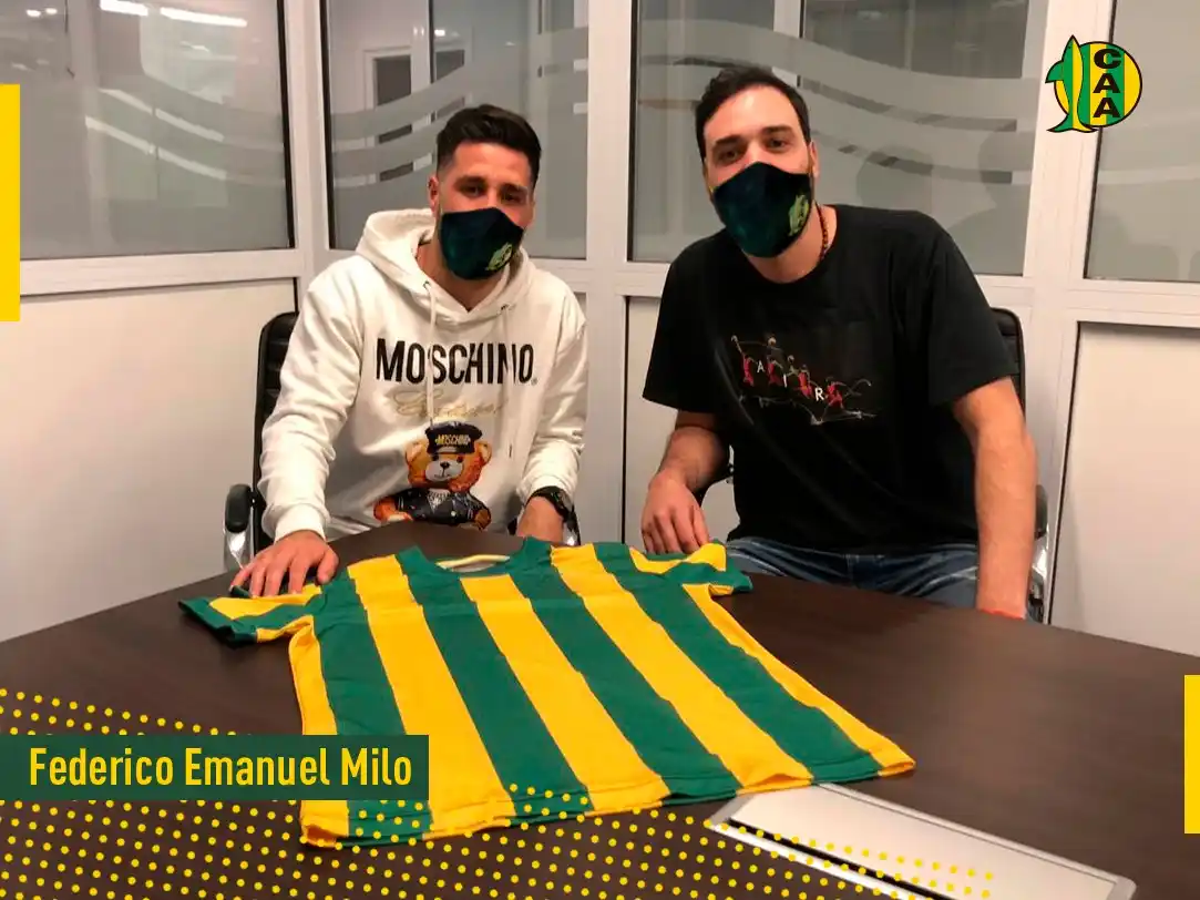 Aldosivi contrató otro defensor: Federico Milo