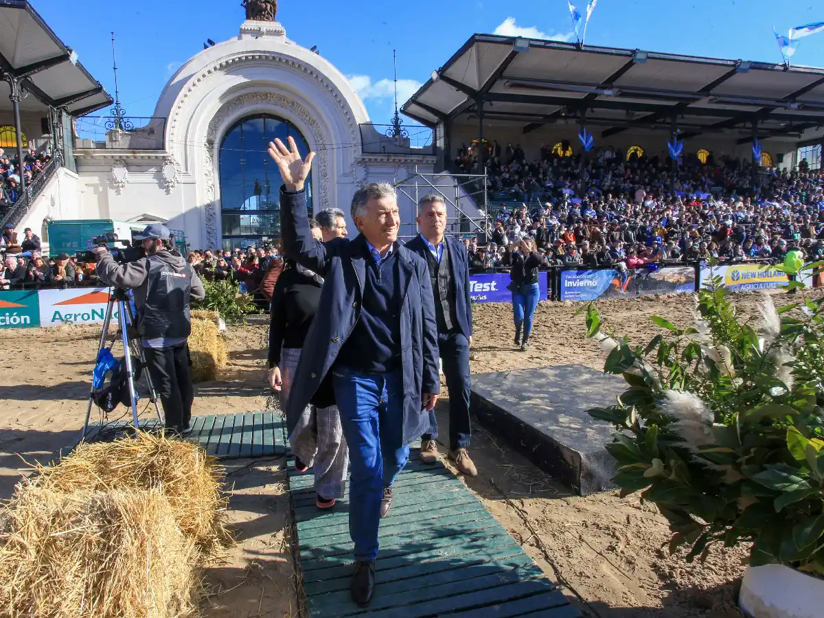 Macri en La Rural: “El futuro es con el campo y no en contra”