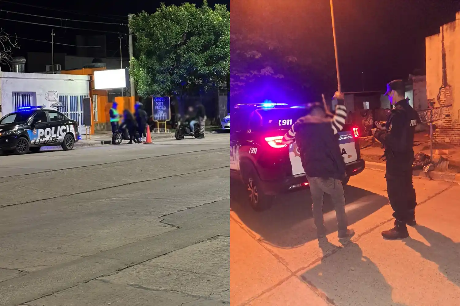 Operativo de control en barrios Villa del Parque y Villa Podio: identificaron a 11 personas