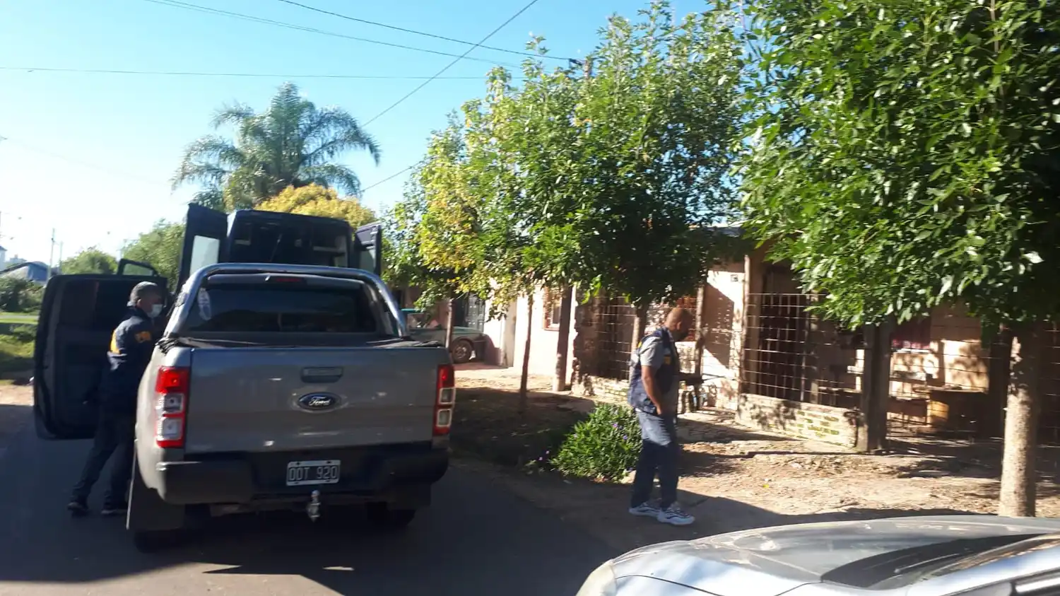 Operativo de Policía Federal en la zona de Hermano Indio