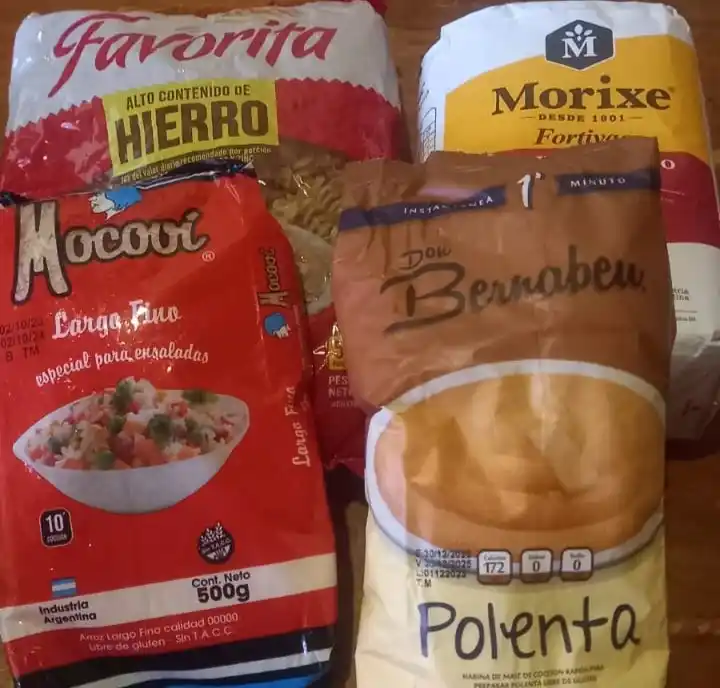 Los productos que entregan a familias que necesitan del 1 al 10 de cada mes.