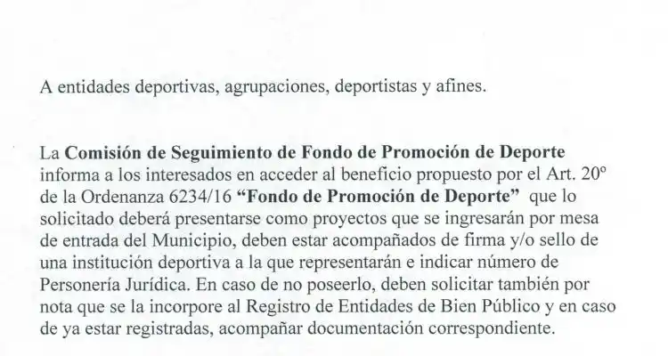 La Comisión Evaluadora del Fondo del Deporte confirmó su forma de operar