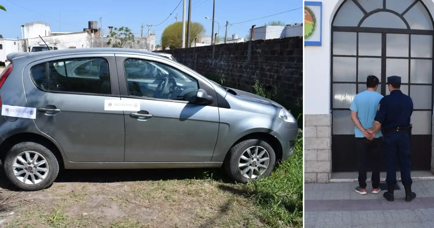 Le robó el auto a su ex esposa y fue detenido camino a Buenos Aires