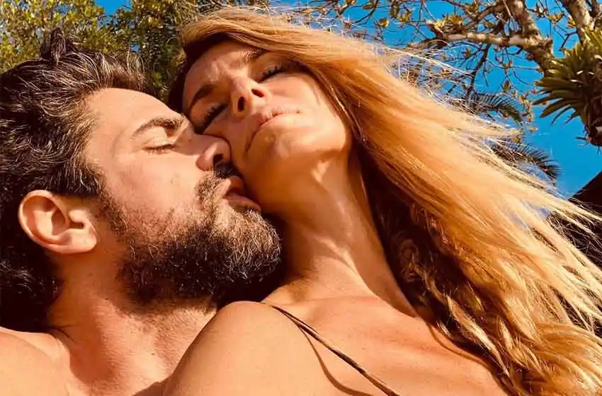 Las sensuales publicaciones de Sabrina Rojas y Luciano Castro de vacaciones en Brasil