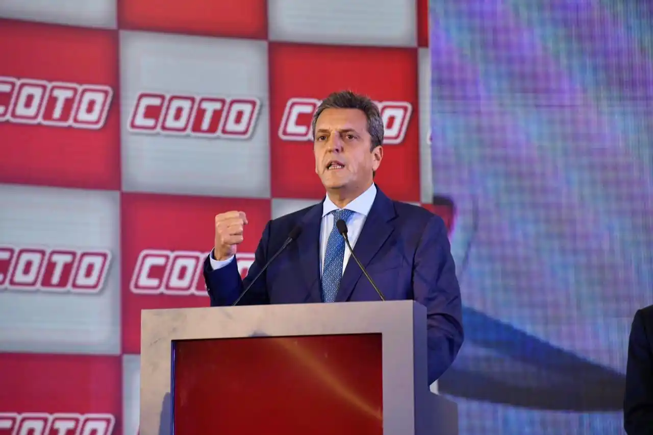 Sergio Massa: "La Patria se construye con empresarios que tengan la vocación de crecer en el país"