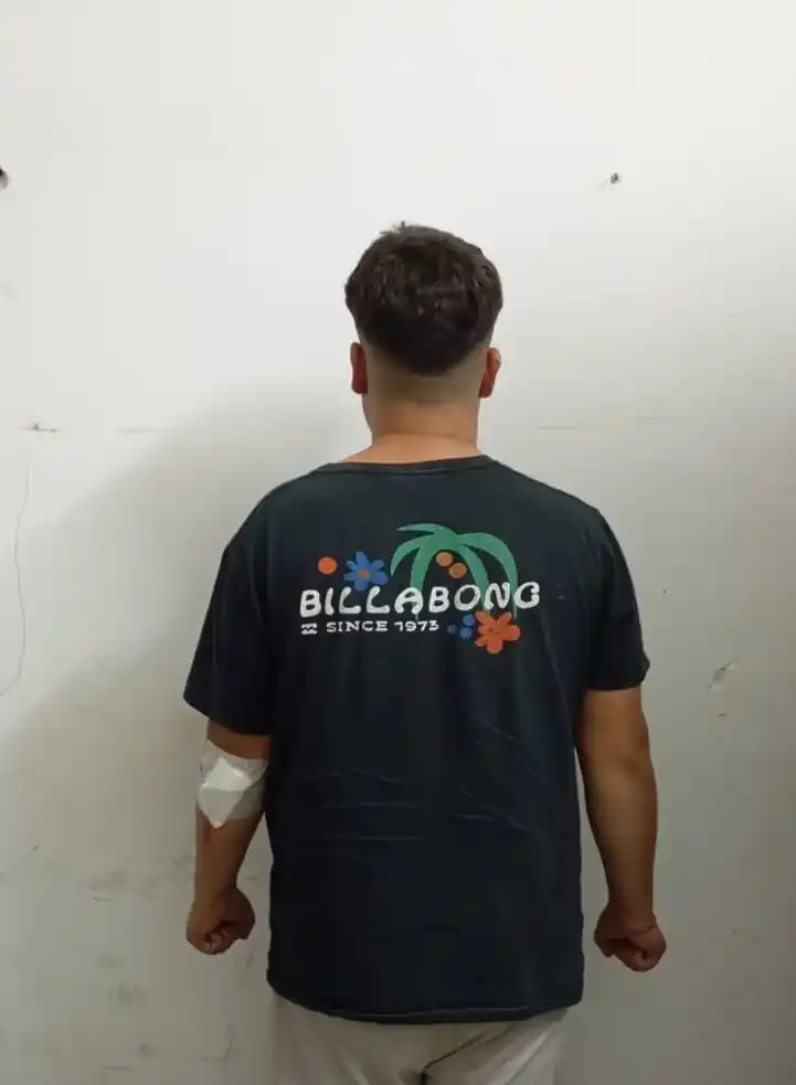 El joven fue detenido, luego de acceder a una revisión médica.