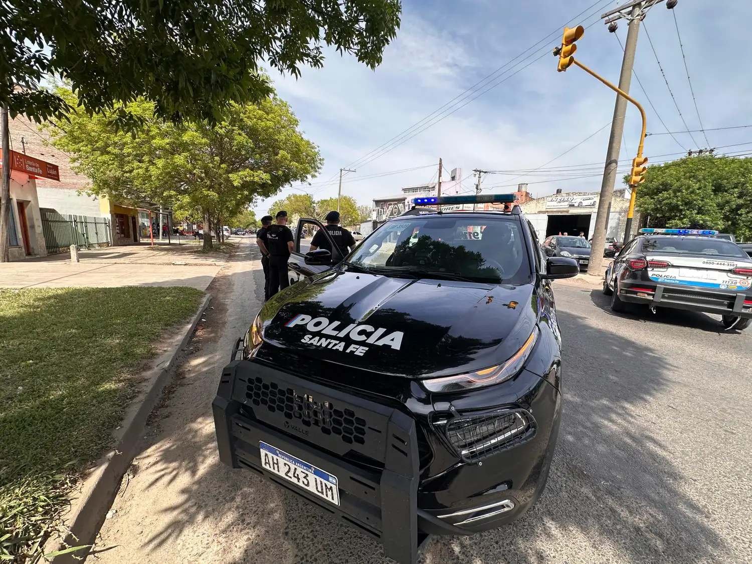 policía policial patrullero pdi atrincherado santo tome ambulancia preocupacion el litoral - 1