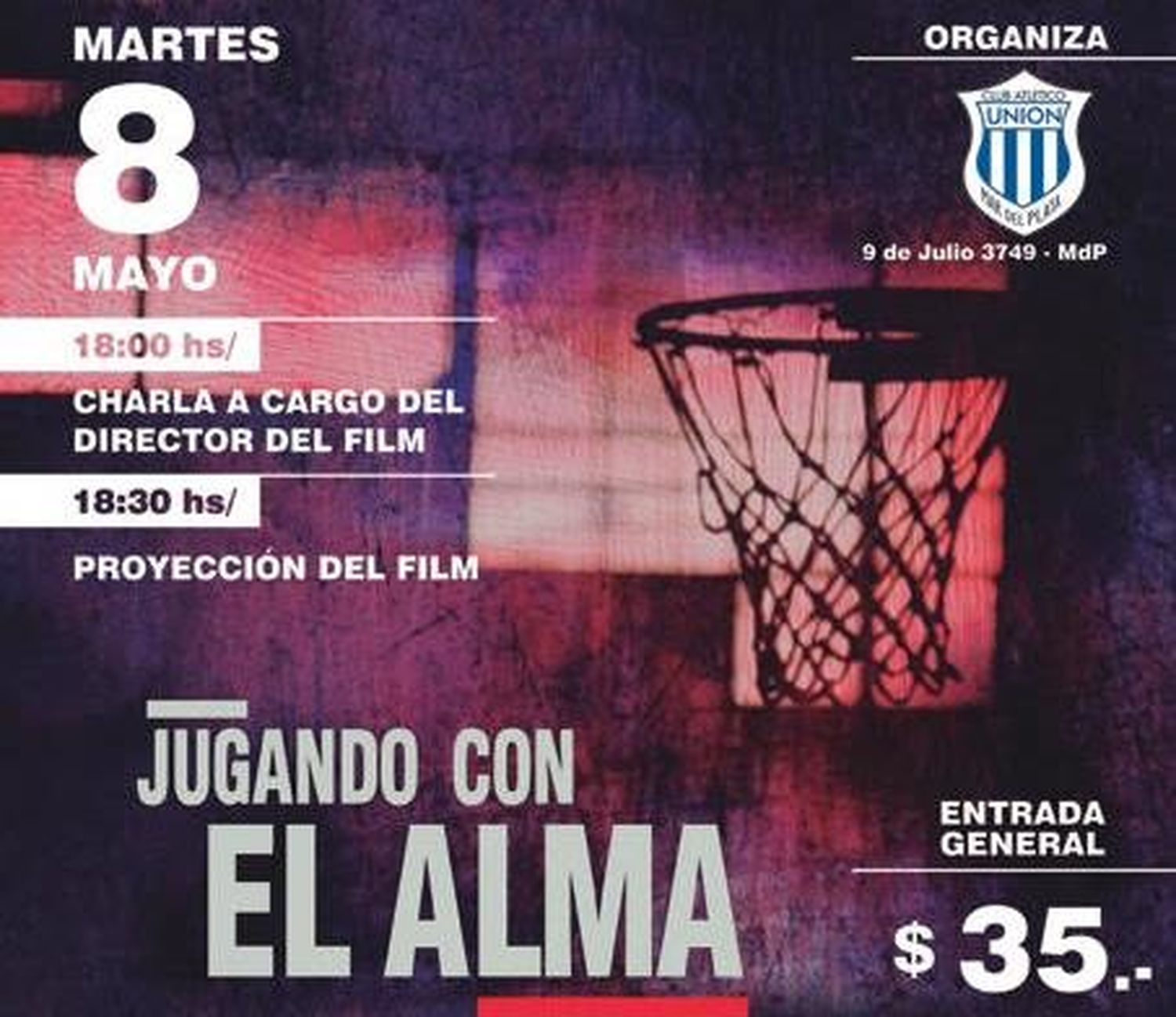 “Jugando con El Alma” se proyecta en Unión