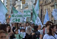 Las mujeres se movilizaron masivamente en el 8M