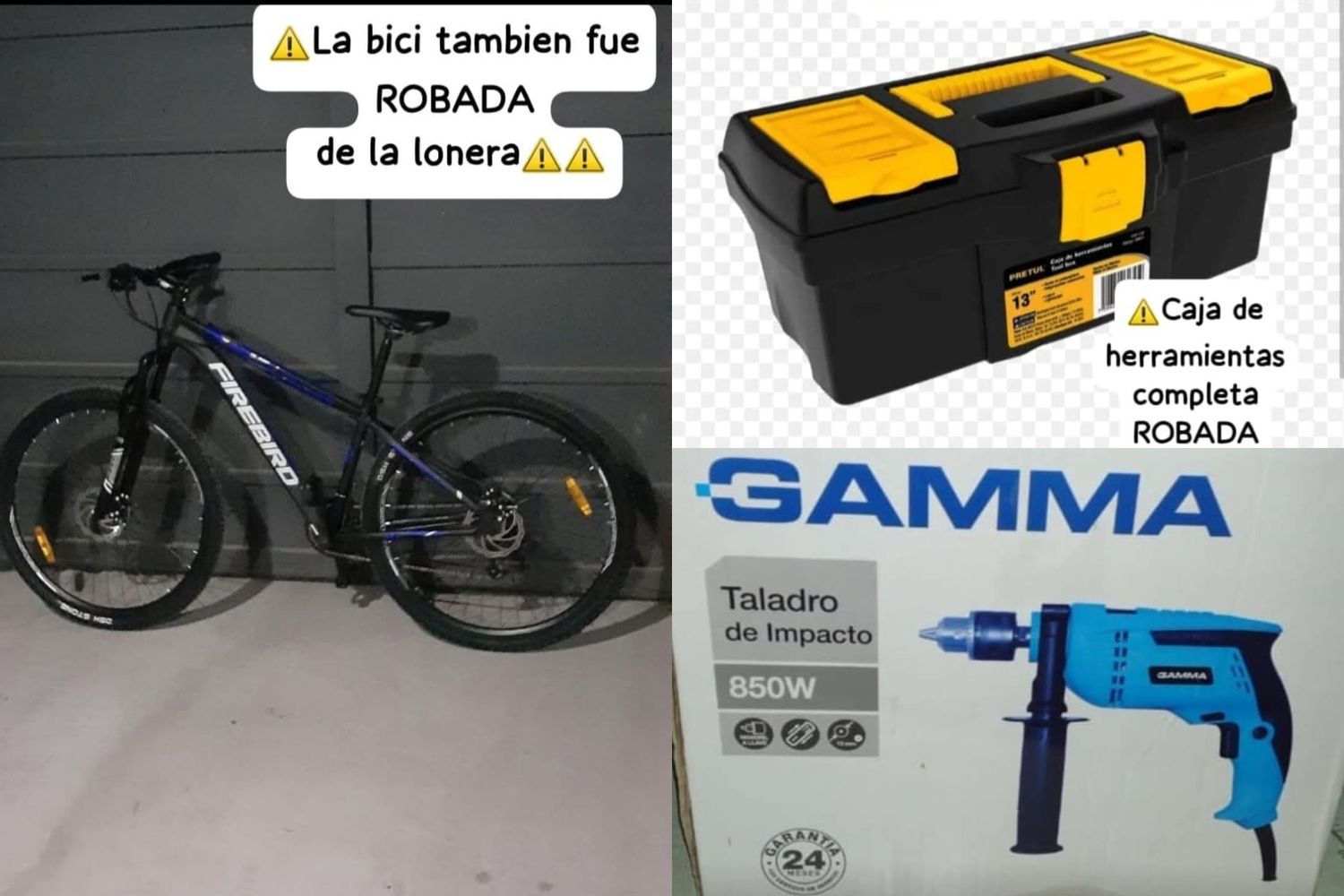 elementos robados lonera sampedrina