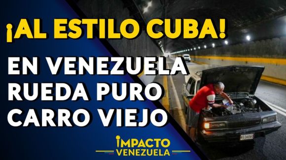 ¡AL ESTILO CUBA! En Venezuela rueda puro carro viejo – VIDEO IMPACTO VENEZUELA