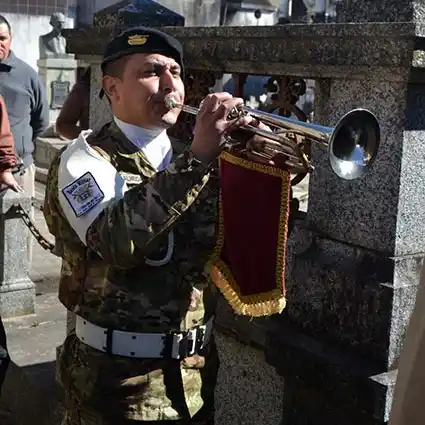 Homenaje por el 50° aniversario de la heroica muerte del Teniente Primero José Conrado Mundani