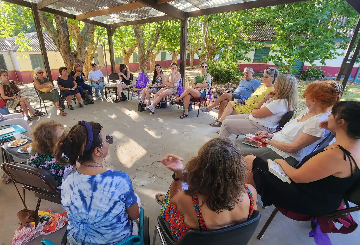 El encuentro se realizó en la Biblioteca de las Mujeres.