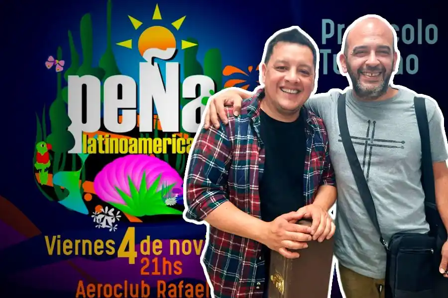 Peña Latinoamericana en el Aeroclub Rafaela