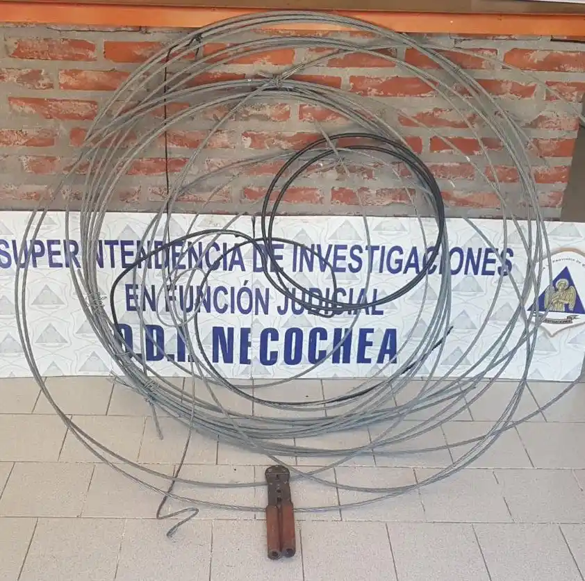 Se realizó otro allanamiento por los robos de cables