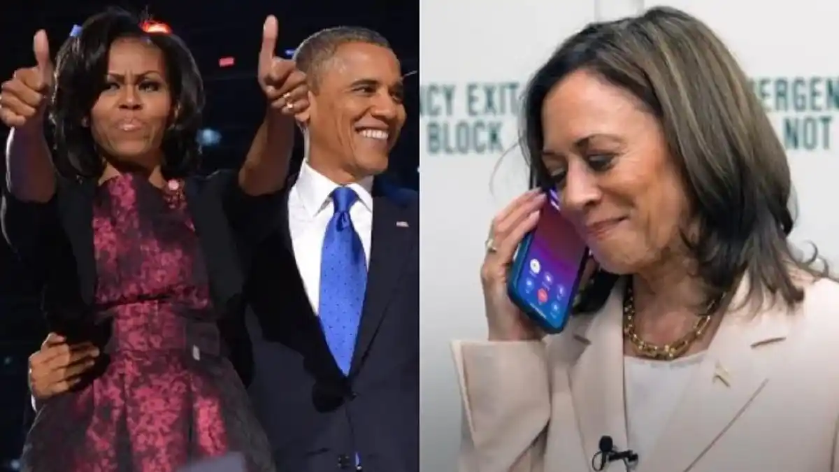 LOS OBAMA RESPALDAN a KAMALA HARRIS:  «haremos  lo posible para que llegue al Despacho Oval»