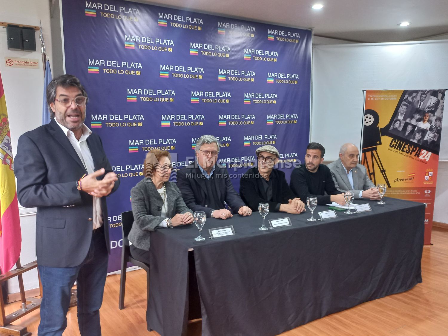 Presentación del Ciclo de Cine Español Solidario con la participación del reconocido actor Ramiro Blas