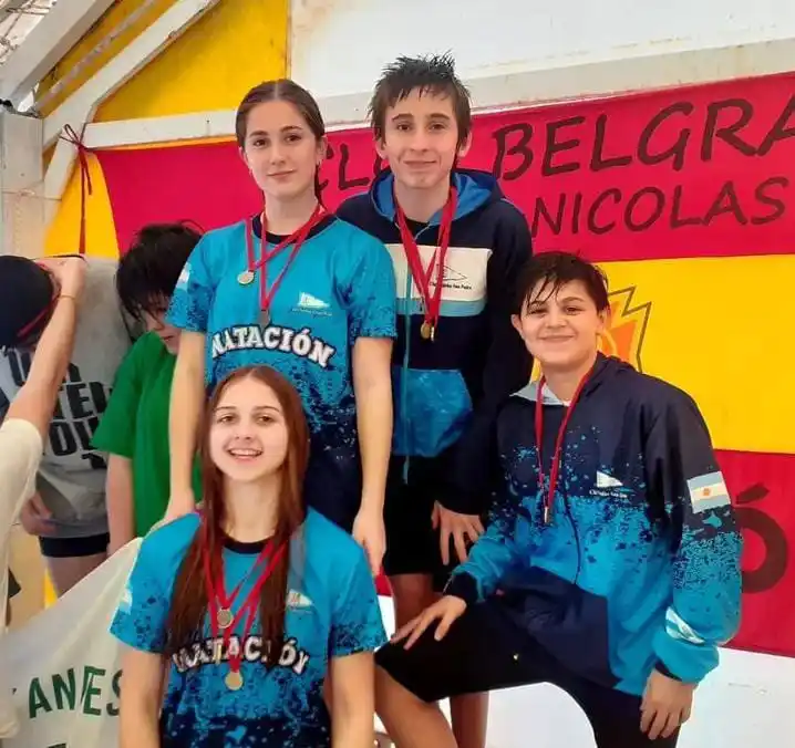 Natación: Gran desempeño del pre equipo de Náutico en San Nicolás